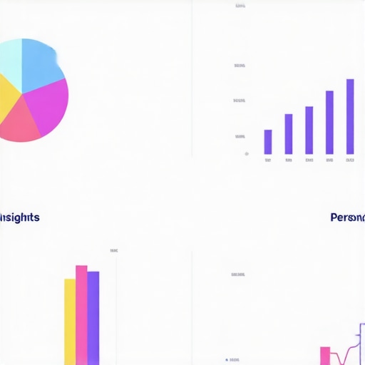 AI-powered analytics dashboard displaying customer insights and personalization metrics