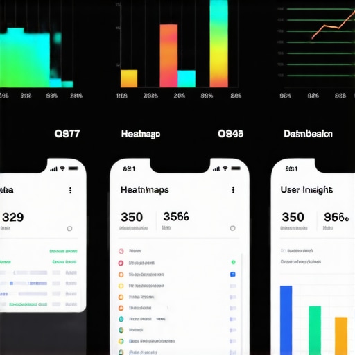 Advanced SEO Analytics Dashboard Screenshot of an analytics dashboard displaying metrics, heatmaps, and user behavior insights.