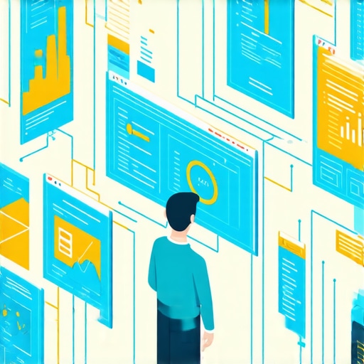Data Analytics and Trust Modern digital illustration showing data analytics boosting trust in brands