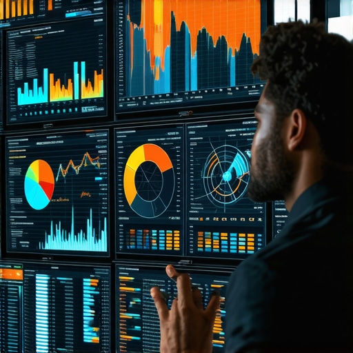 Team analyzing data for trust-building in branding.