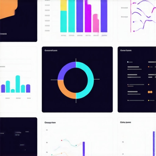 A modern analytics dashboard illustrating predictive models and customer segmentation to enhance trust