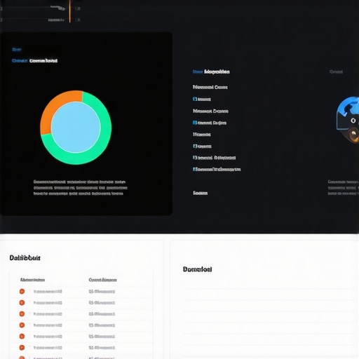 Screenshot of data-driven analytics dashboard showing trust and conversion metrics
