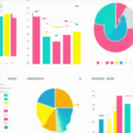 A detailed digital analytics dashboard displaying SEO performance metrics and user behavior charts