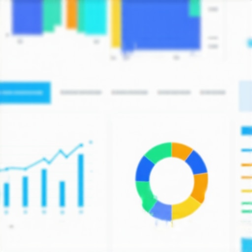 A digital dashboard showing analytics data for website trust and conversions.