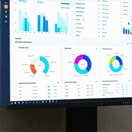 Optimized SEO and Analytics Tools in Action A detailed digital marketing analytics dashboard showcasing graphs, charts, and performance metrics.