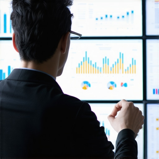 A marketer reviewing data analytics and authority indicators for SEO