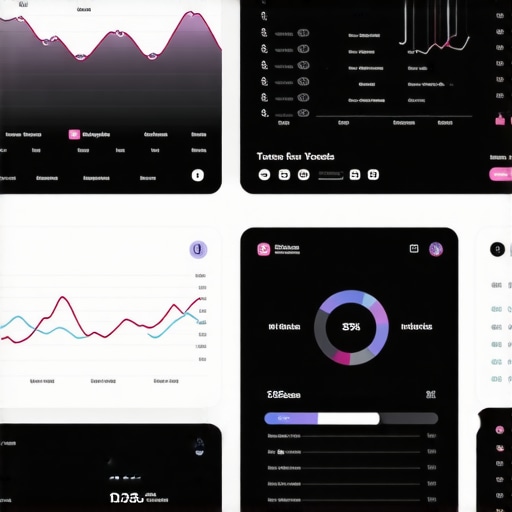 Dashboard with trust, brand, and analytics metrics
