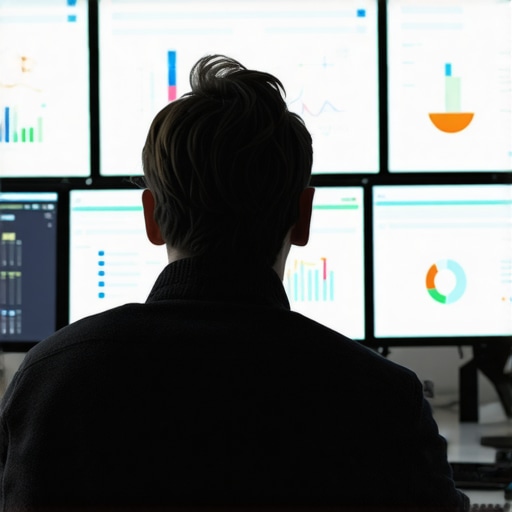 Understanding Trust Signals in SEO and Analytics A person analyzing digital marketing data focusing on trust and brand signals.